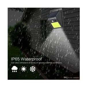 Foco Solar Led De Pared 60w Con Sensor De Movimiento