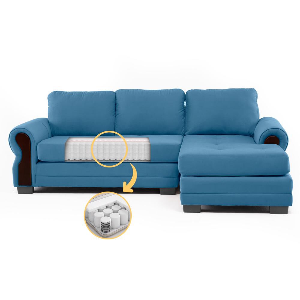 Sof&aacute; Seccional Living Factory Oregon Derecho / 4 Cuerpos image number 2.0