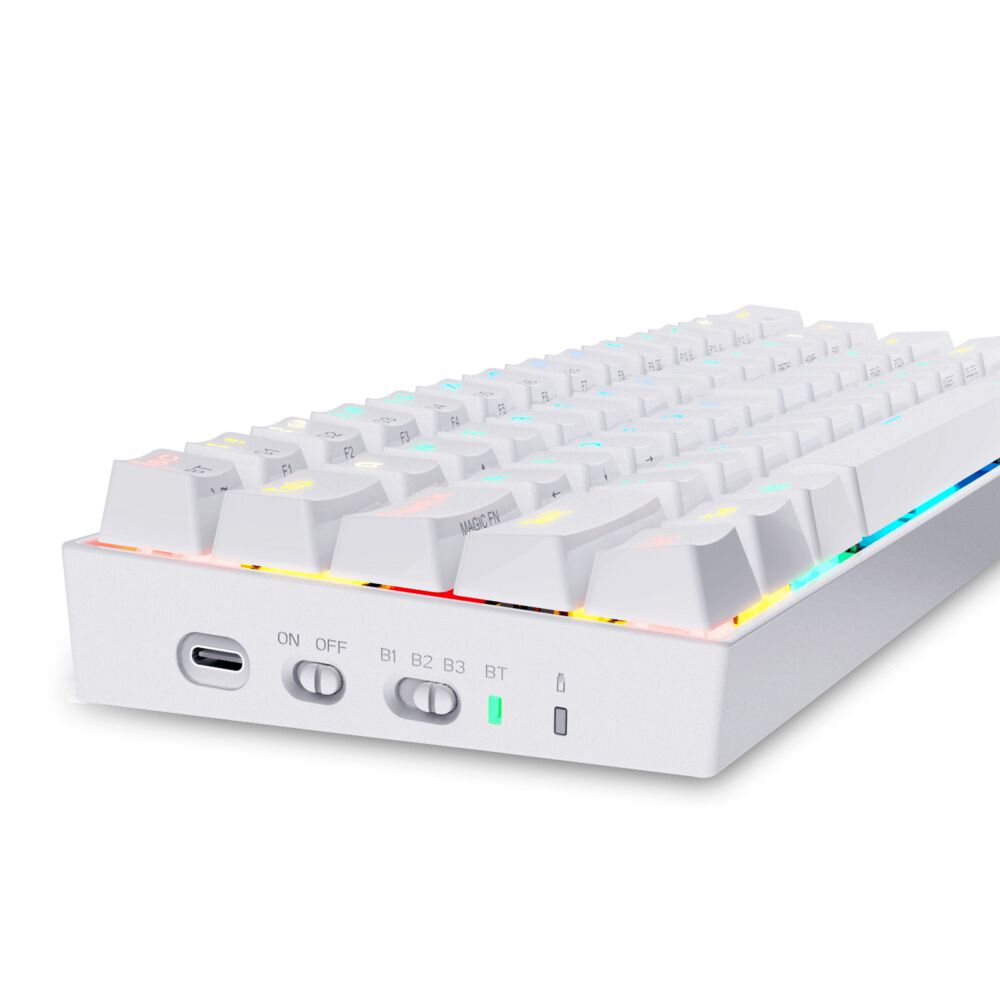 Teclado Gamer Redragon K530 Draconic Blanco Rgb Ingles image number 2.0