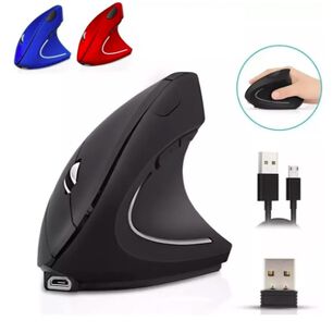 Mouse Vertical Inal&aacute;mbrico Ergon&oacute;mico Carga Usb