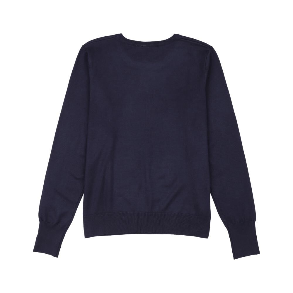Sweater Liso Manga Larga Cuello Redondo Mujer Geeps image number 1.0