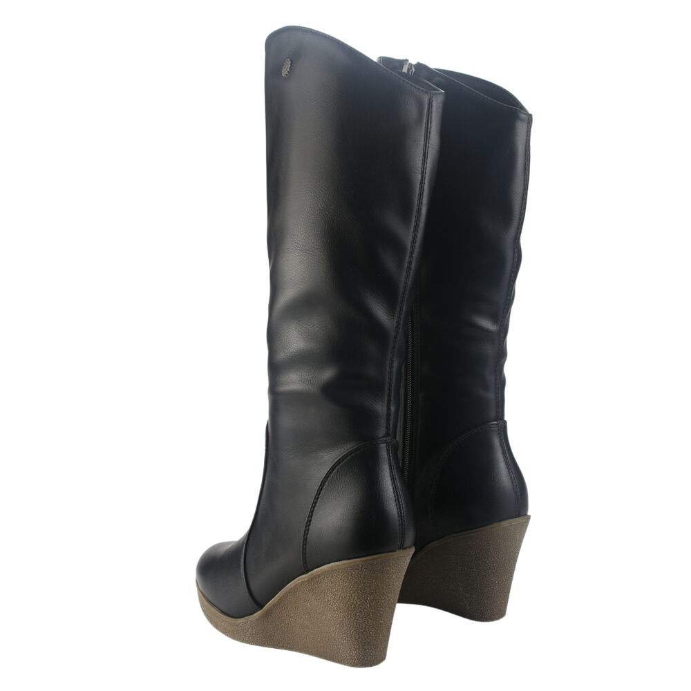 Bota Chalada Mujer Wedge-22 Negro Casual image number 5.0