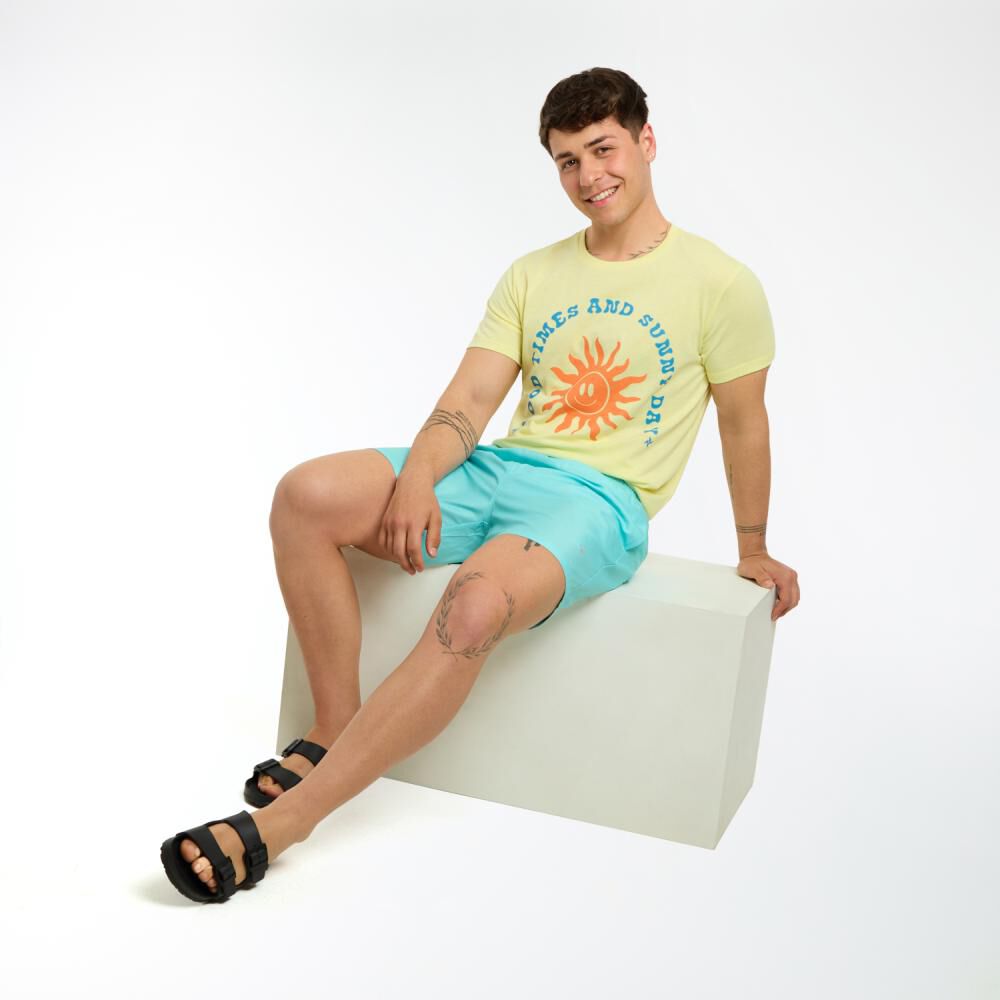 Polera Estampada Manga Corta Cuello Redondo Hombre Skuad image number 1.0