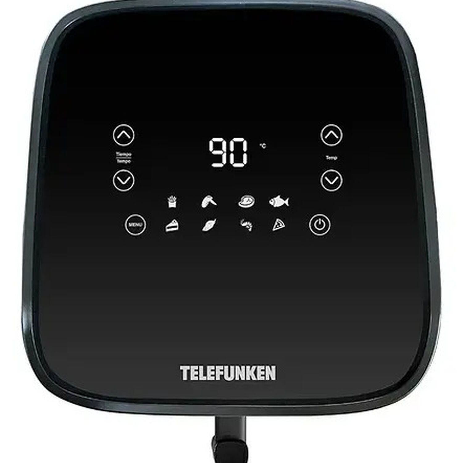 Freidora De Aire Telefunken Easyfryer 9000 1800w 9 Litros Color Negro Con Plateado image number 2.0