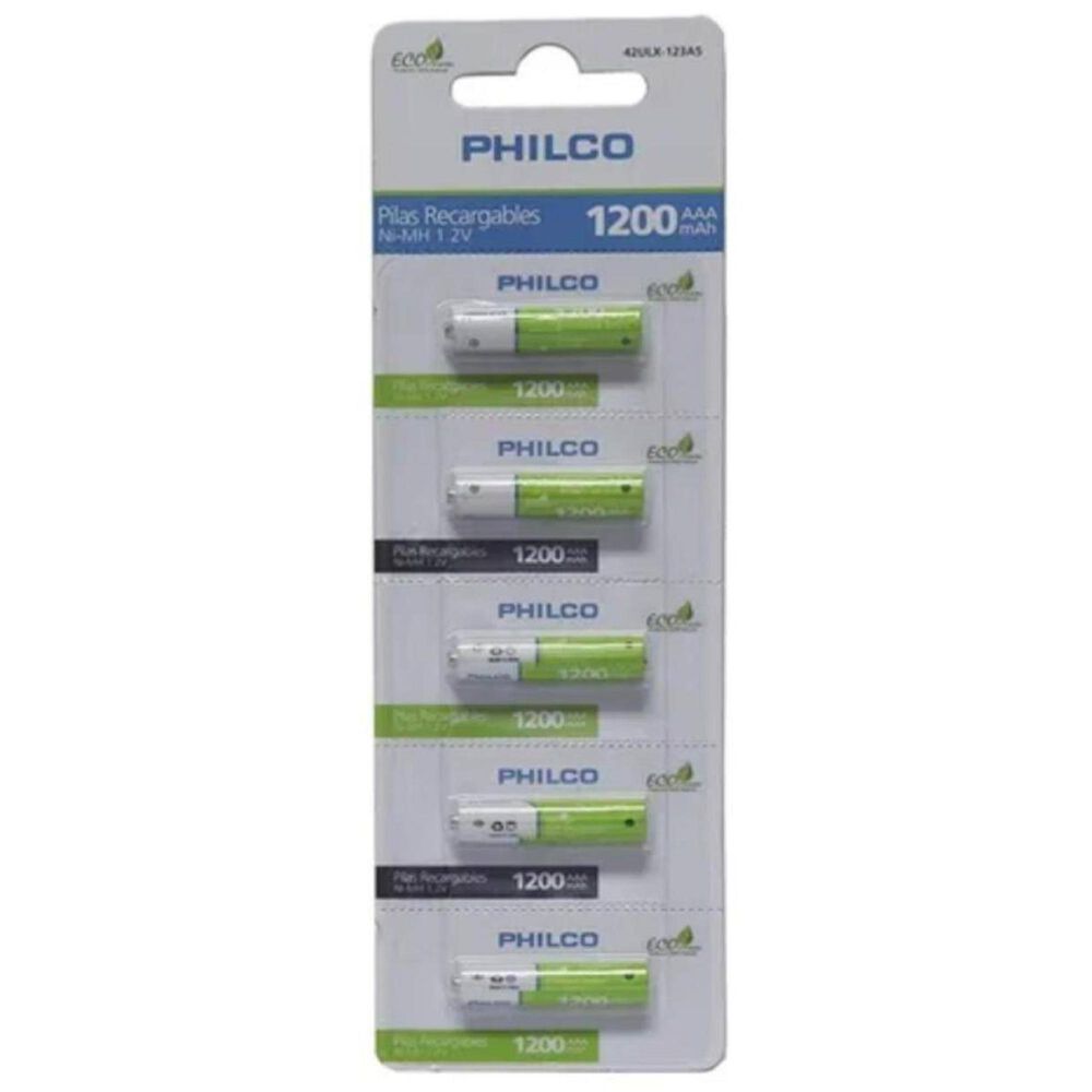 Tira 5 Pilas Recargables Aaa 1200mah image number 2.0