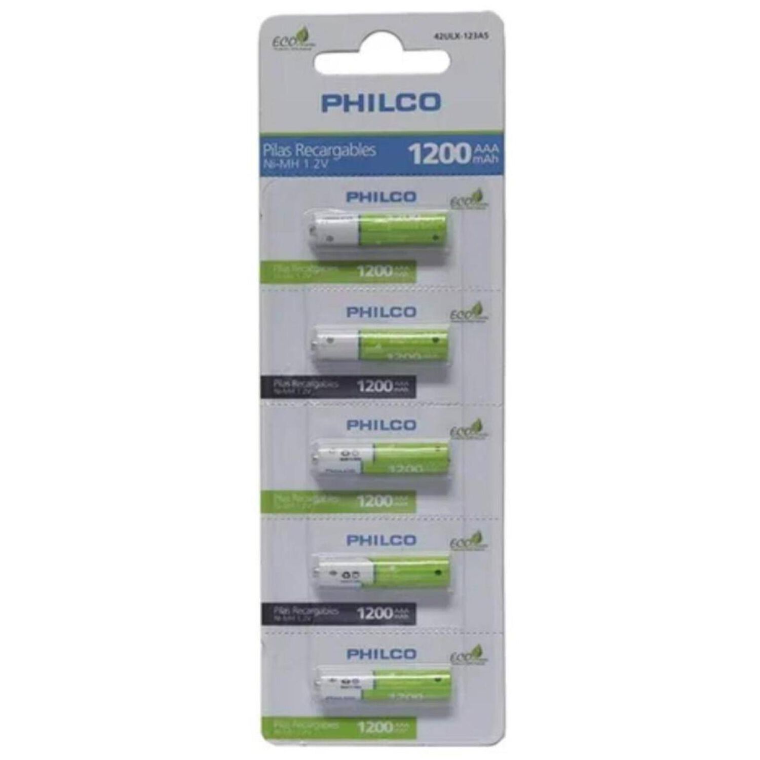 Tira 5 Pilas Recargables Aaa 1200mah image number 2.0