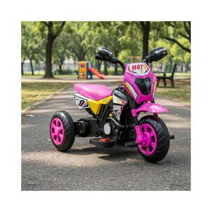 Moto El&eacute;ctrica Cross Rosa Bebesit