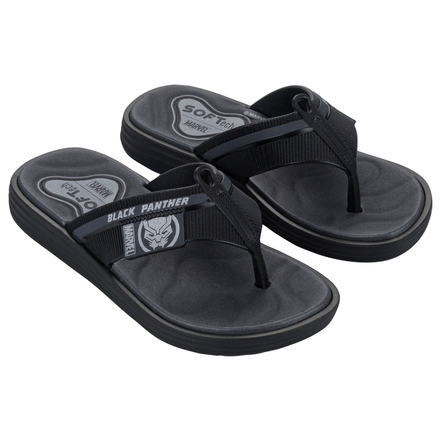Sandalia Infantil Negro/gris Marvel Ipanema image number 2.0