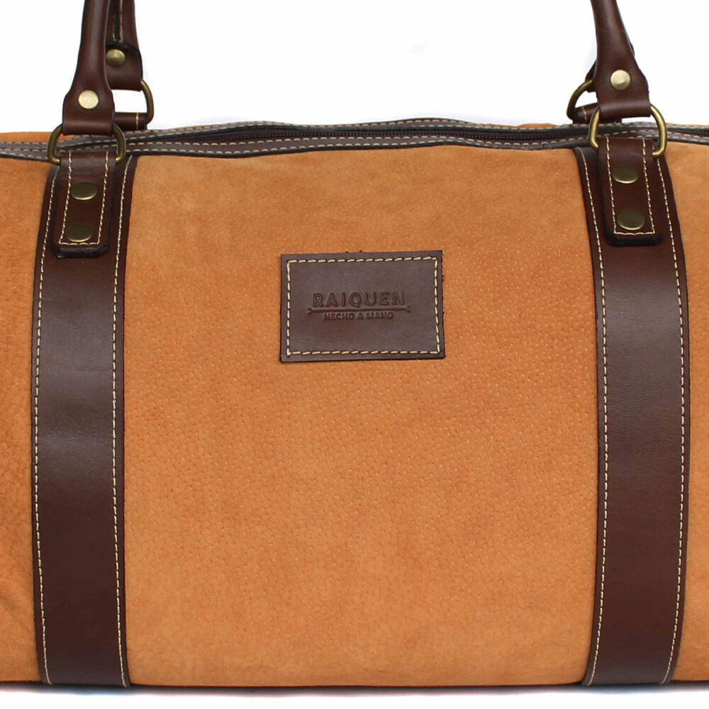 Bolso Cuero Carpincho Hecho A Mano Raiquen image number 2.0