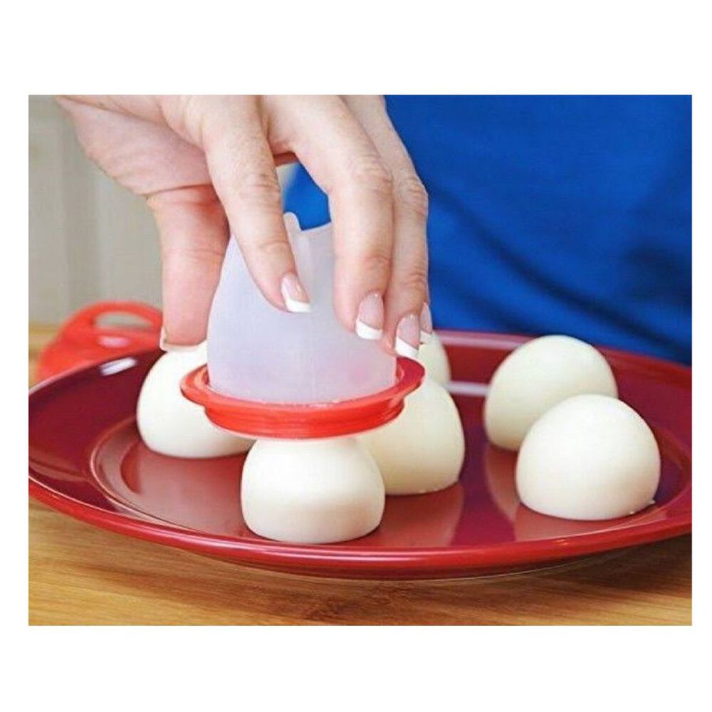 Silicone Egg Boil Hervidor De Huevos Cocina Hueveras image number 2.0
