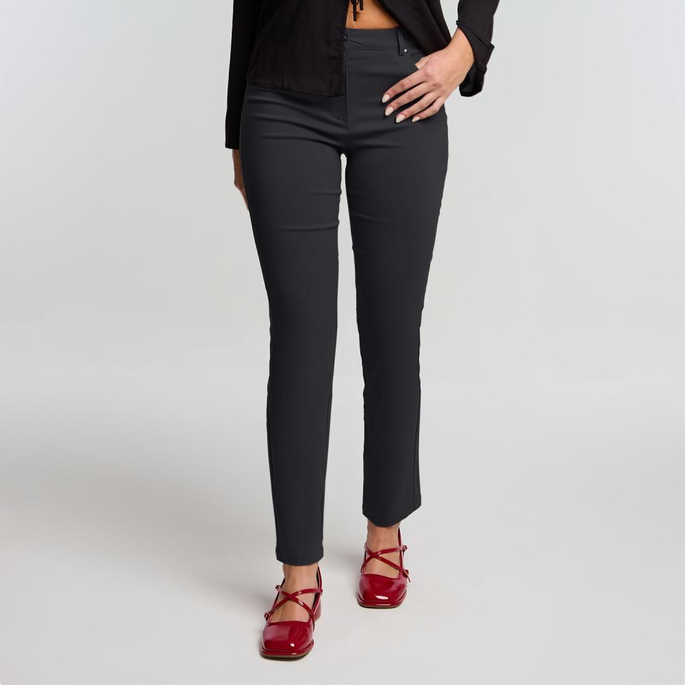 Pantalón Pitillo Strech Tiro Medio Skinny Mujer Kimera image number 0.0