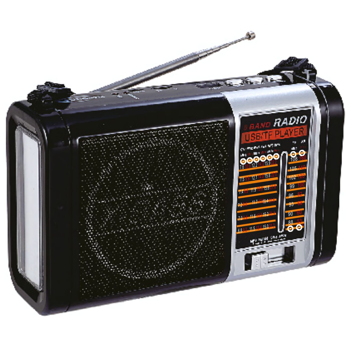 Radio Port&aacute;til Am/fm/sw/usb/sd Panel Solar Recargable - Ps image number 0.0