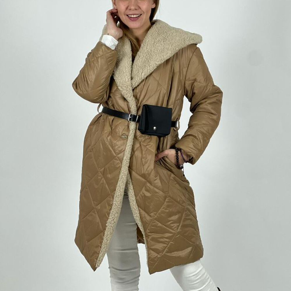 Parka Italiana Con Cinturón image number 2.0