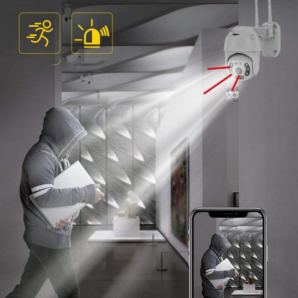 Cámara Seguridad Wifi Exterior Vision Nocturna Full Hd (0) image number 6.0