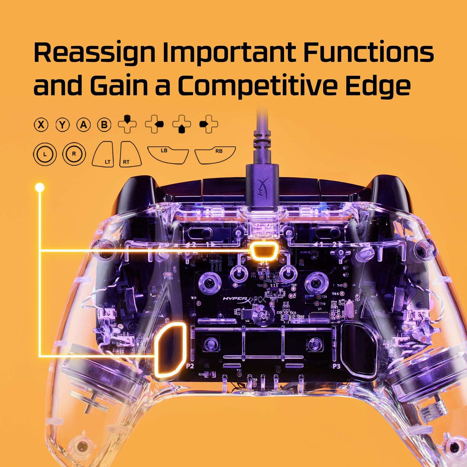 Gamepad Wired Hyperx Clutch Gladiate Rgb Multiplataformas image number 7.0