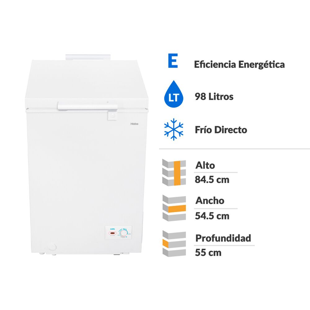 Freezer Horizontal Mabe FDHMHM100PPLB0 / Frío Directo / 98 Litros / E, foto 2