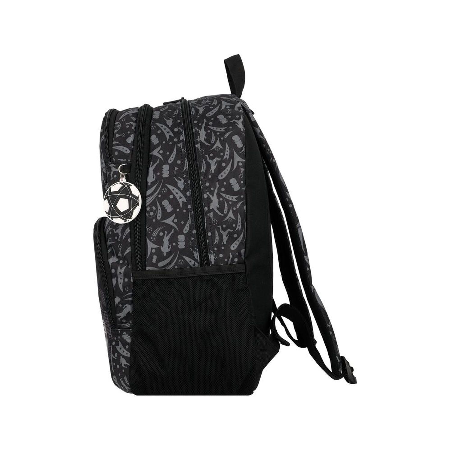 Mochila Xtrem Hopper 2.0 6xt F&uacute;tbol Negro/gris image number 4.0