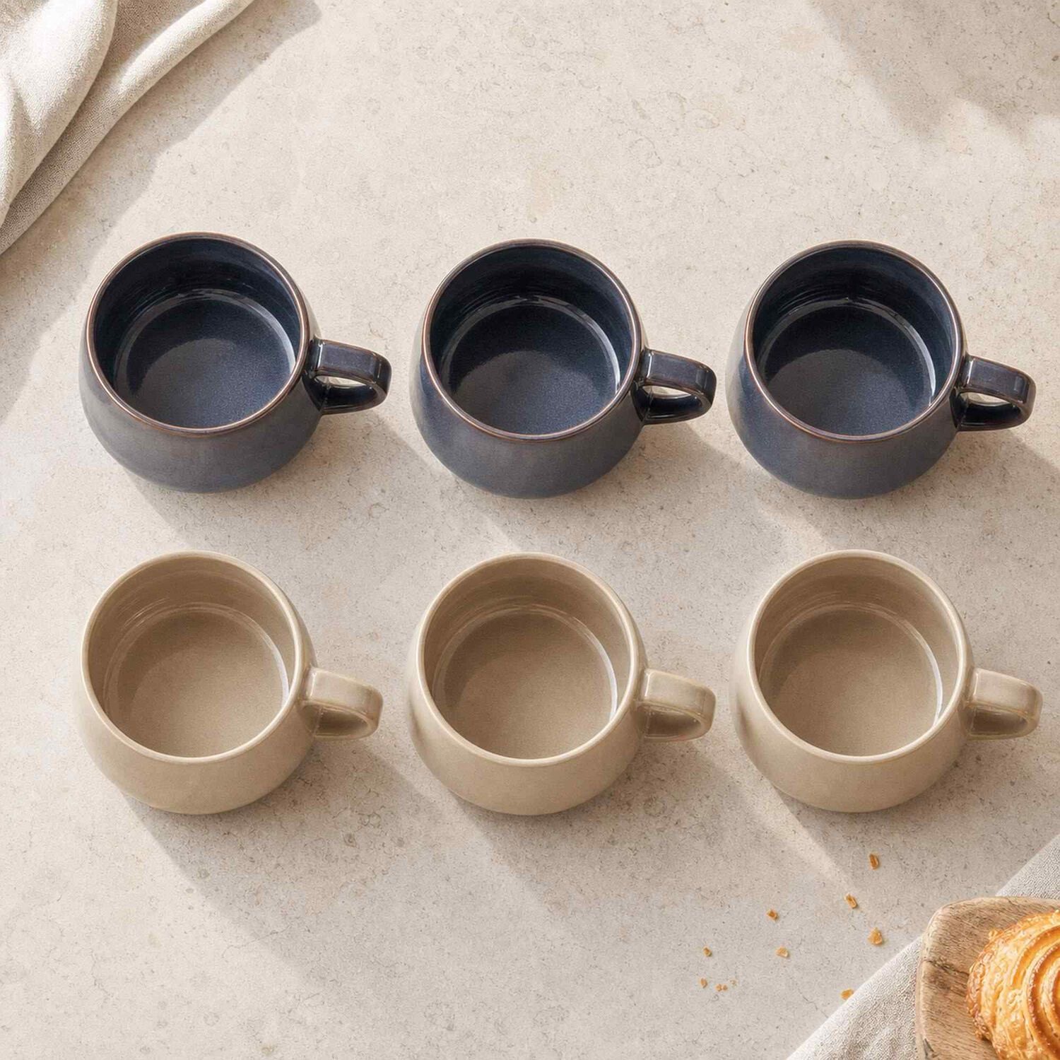 Set 6 Tazas Mug Cer&aacute;mica Taipei 470 Ml - Surtido 2 Modelos image number 3.0