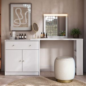 Tocador Vekkahome Aura / 2 Puertas / 2 Caj&oacute;n