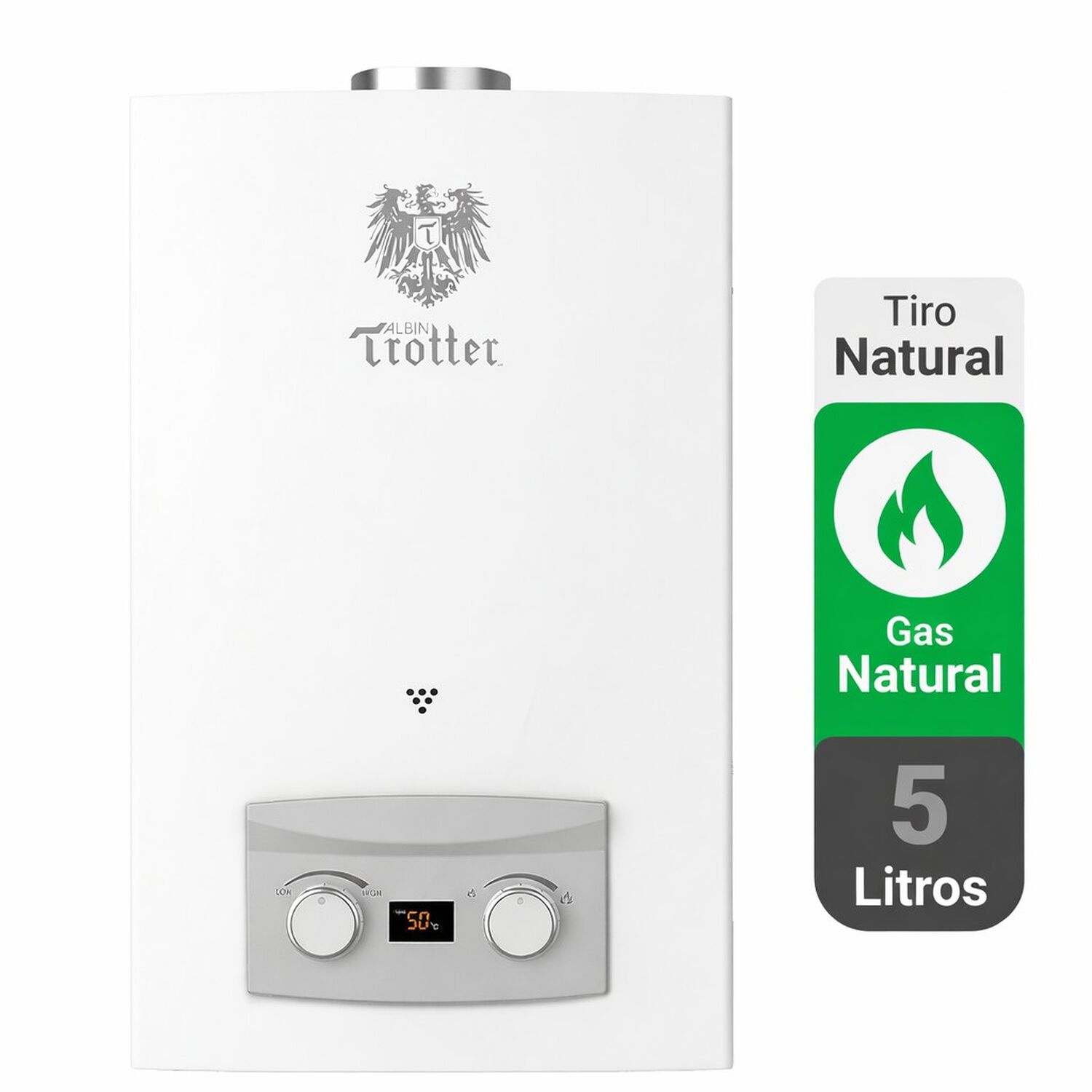 Calefont Albin Trotter 5 Litros Tiro Natural Gas Natural image number 3.0