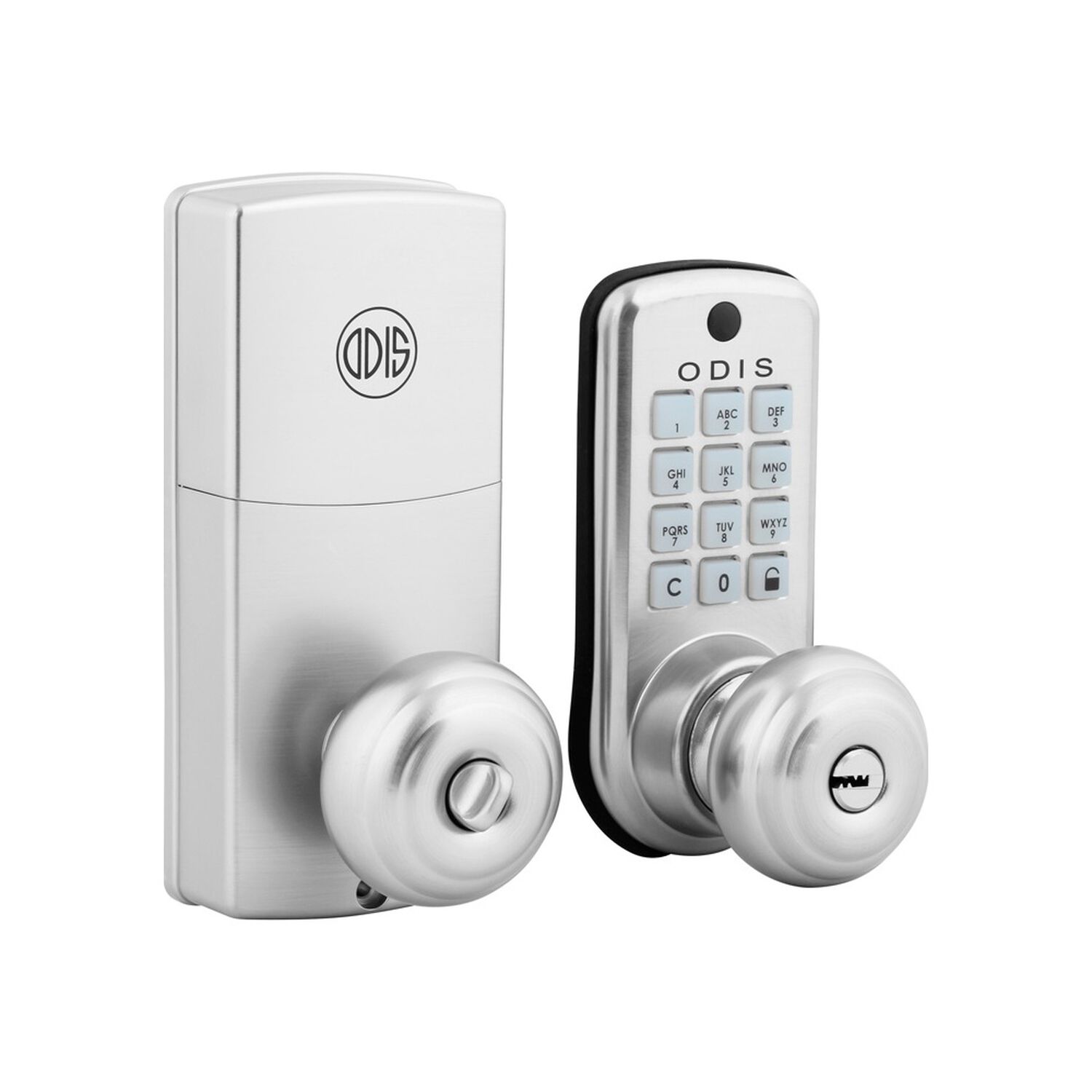 Cerradura Digital Odis Con Pomo 6500 - Plata image number 1.0