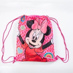 Toalla Playa C/bolso 70x140+33x42 Minnie Heart