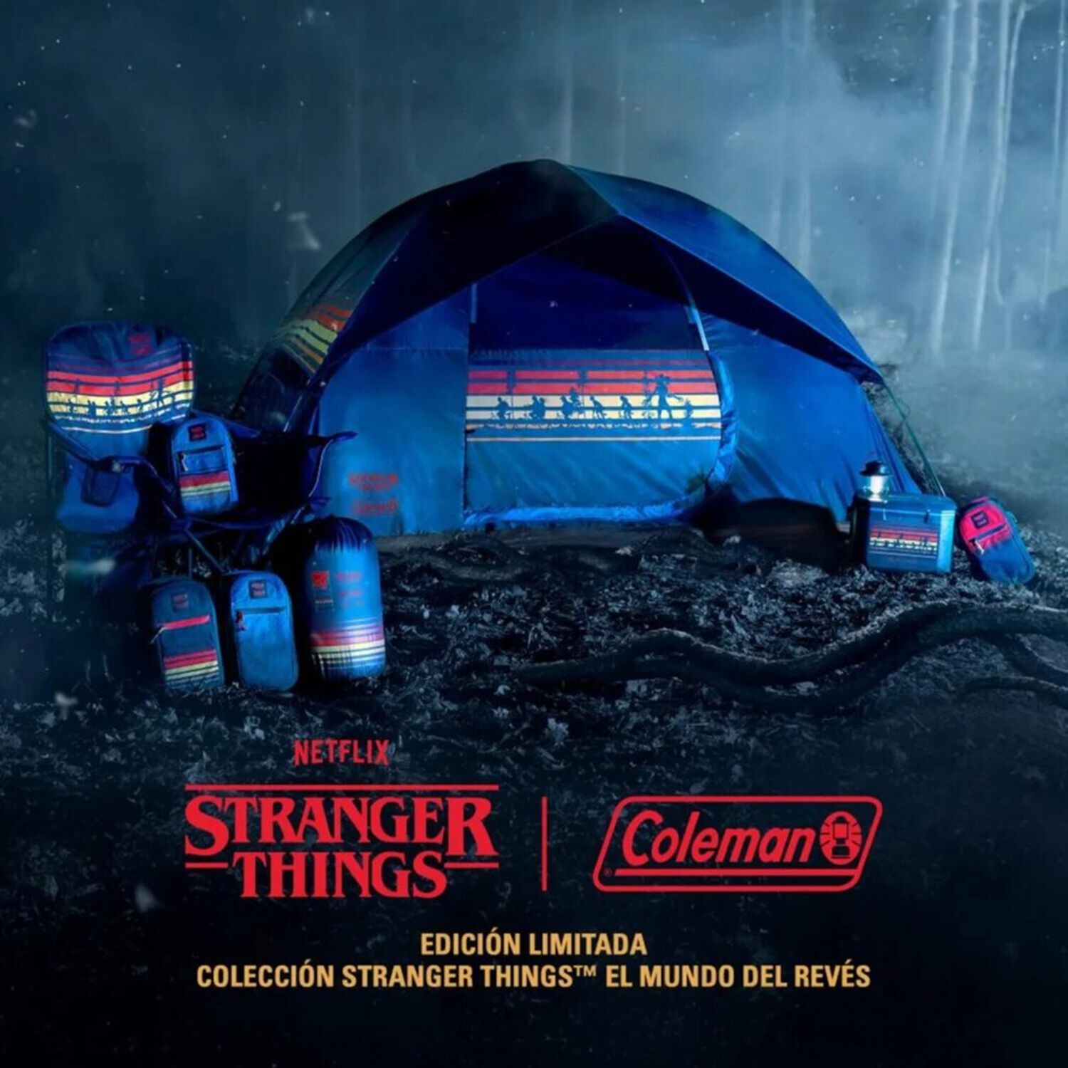 Carpa Coleman 4 Personas Stranger Things image number 3.0