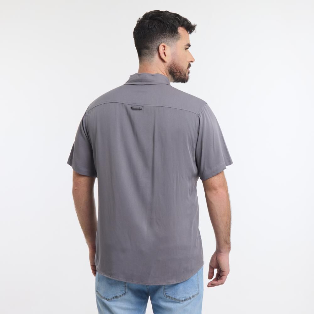 Camisa Lisa Regular Manga Corta Hombre The King's Polo Club image number 3.0