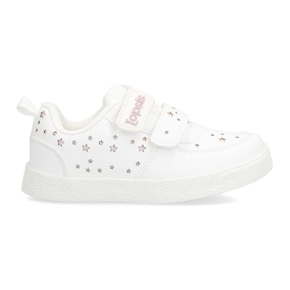 Zapatilla Infantil Niña Topsis White image number 2.0