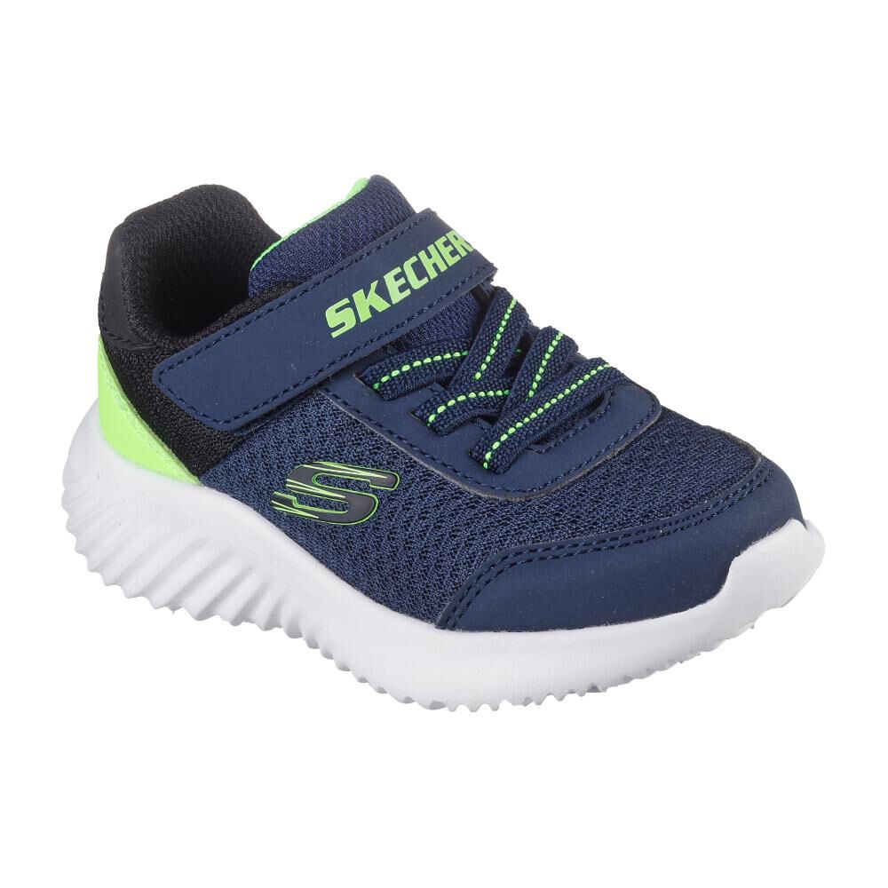 Zapatilla Urbana Niño Skechers Bounder Azul image number 0.0