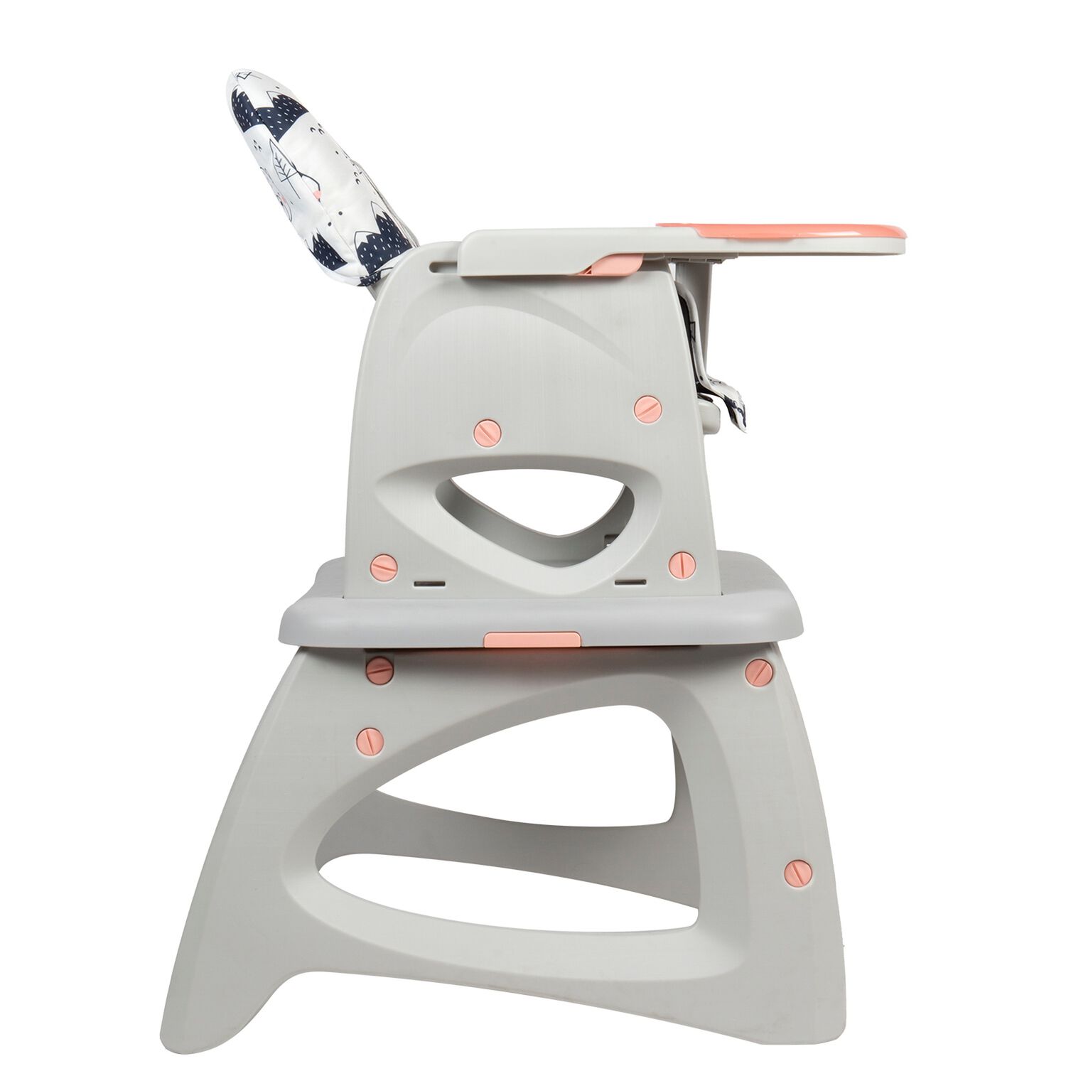 Silla De Comer Escritorio Foodzy 4-in-1 Rosado image number 6.0