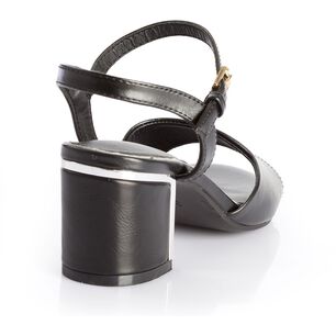 Sandalia Mujer Via Uno 22732602 Negro