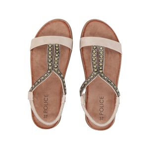 Sandalia Mujer Beige Kelly Police