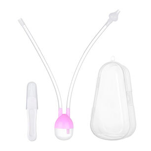 Aspirador Nasal Silicona Succi&oacute;n Limpiador Nariz Bebe + Caja