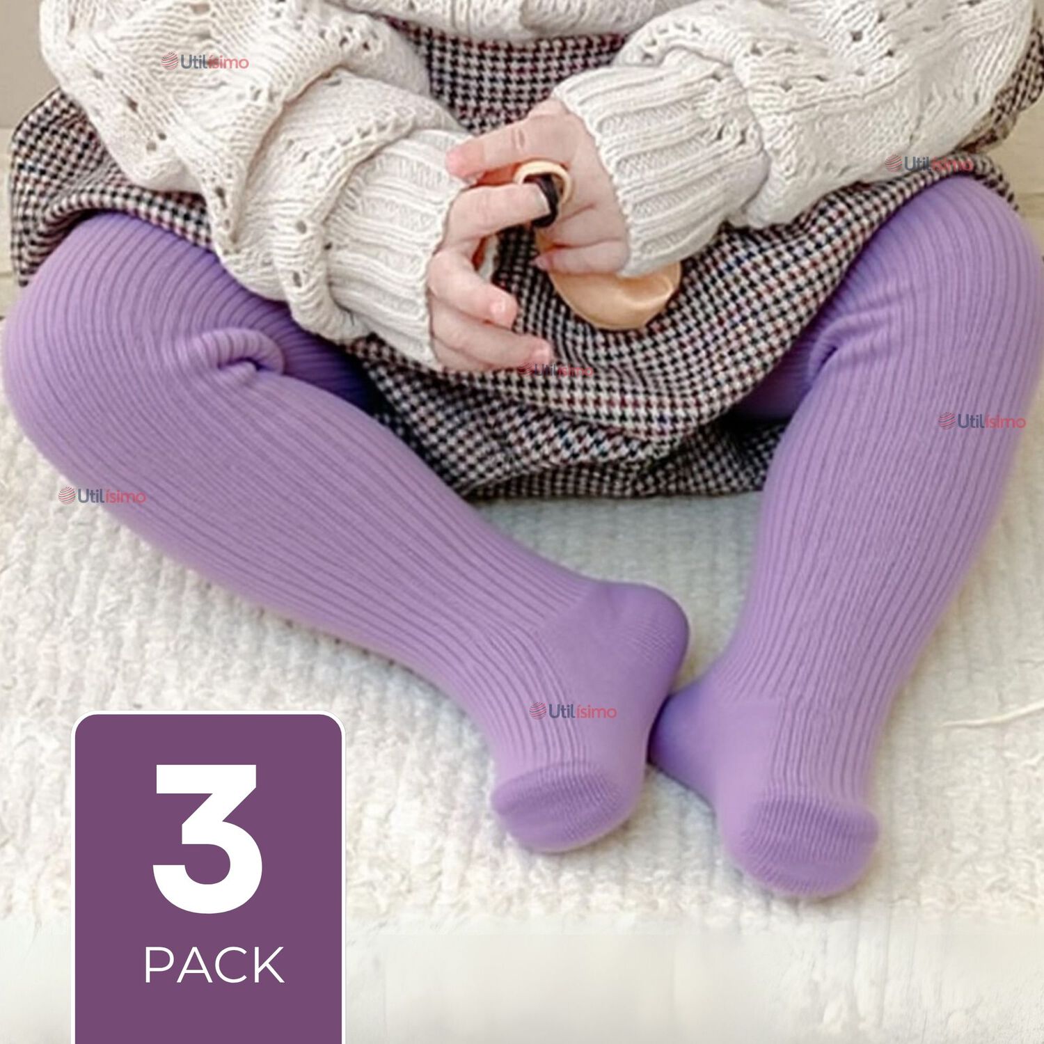 Pack 3 Pantys Algod&oacute;n Primera Capa Surtido Ballerina Beb&eacute; image number 0.0