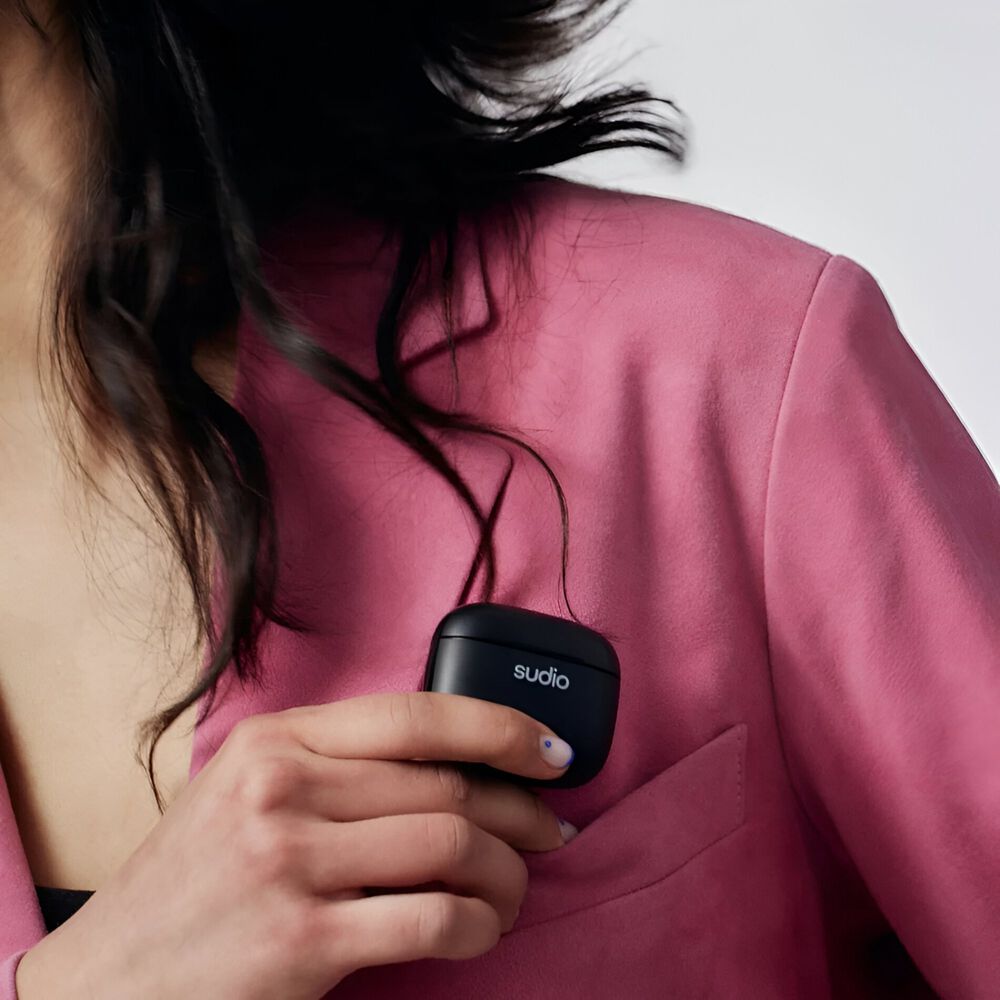 Aud&iacute;fonos Sudio Premium Line Earphones A1 Tws Midnight Black image number 4.0