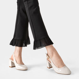 Zapato Casual Tacones Charol Verano Mujer Weide Yl82