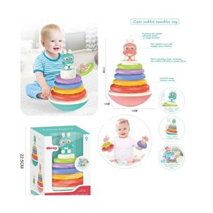 Juguete Didactico Sensorial Bibi In Torre Rosado Infantil