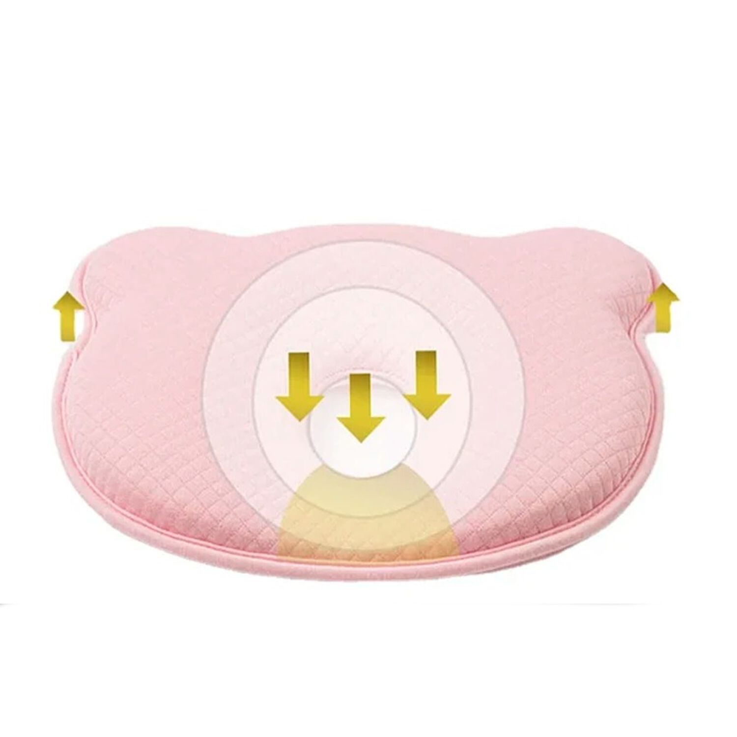 Almohada De Algod&oacute;n Para Beb&eacute; Reci&eacute;n Nacido Rosa image number 2.0