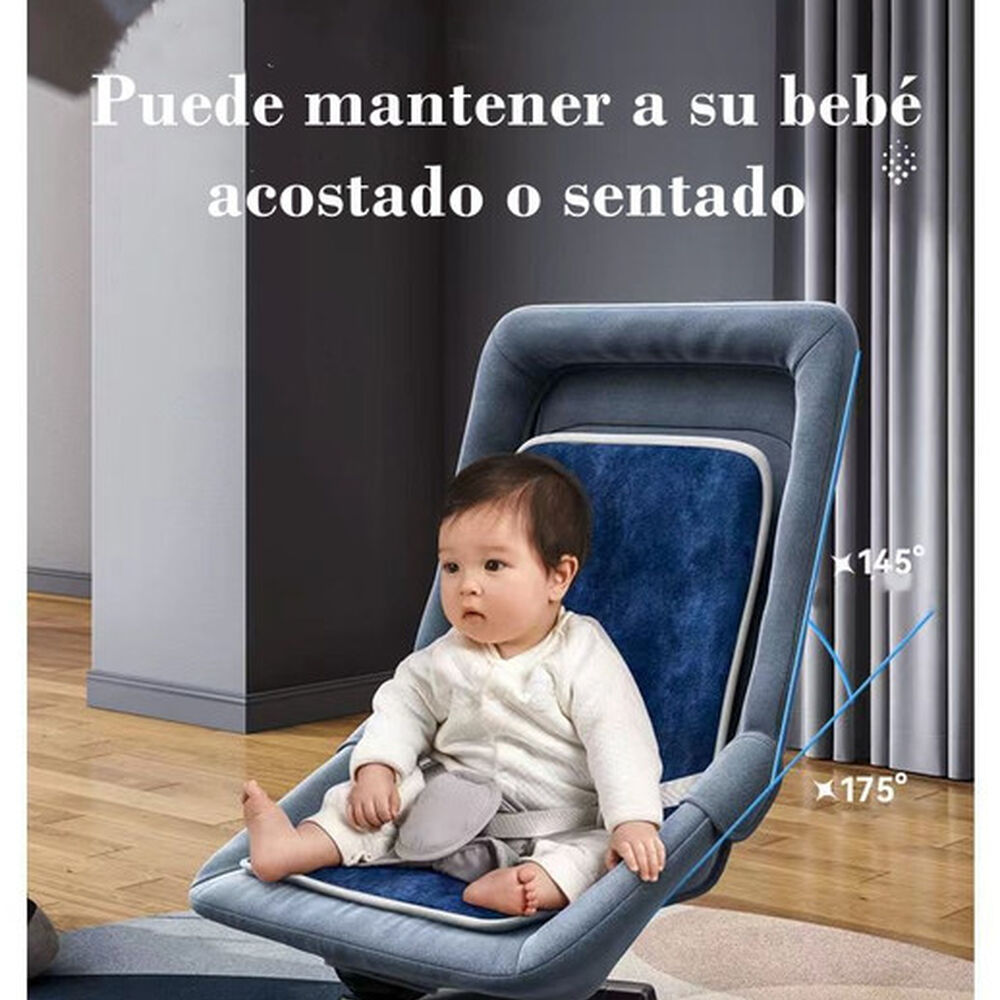 Mecedora Eléctrica Reclinable Bluetooth Lubabycas Rosada image number 2.0