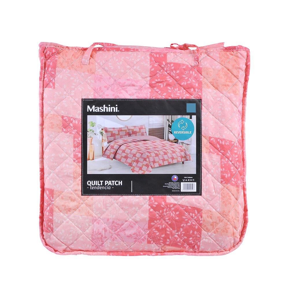 Cubrecama Quilt Cosido Patchwork 1.5 Plazas Virgo image number 3.0