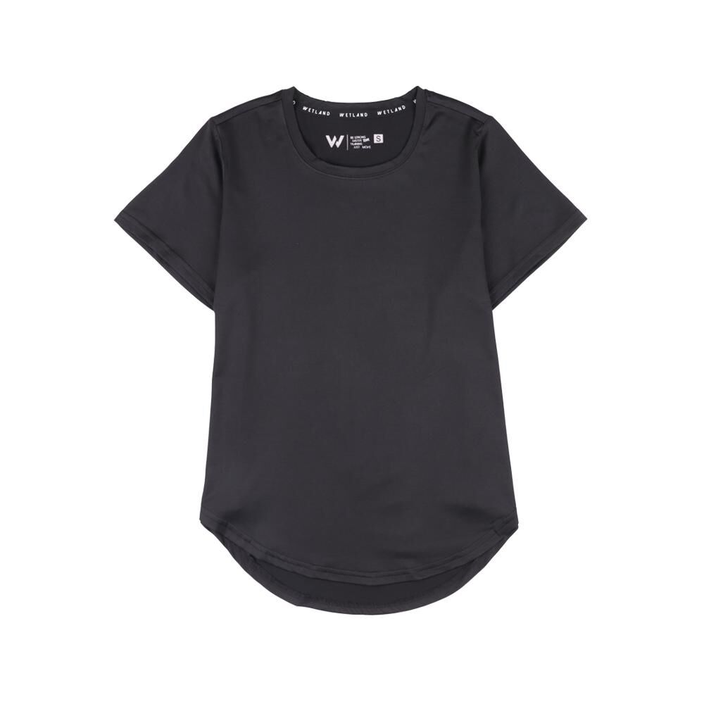Polera Deportiva Básica Manga Corta Cuello Redondo Mujer Wetland image number 0.0