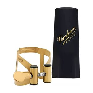 Abrazadera Saxo Alto Dorado-envejec. -m/o- Con Tapa Plastic Lc57ap Vandoren