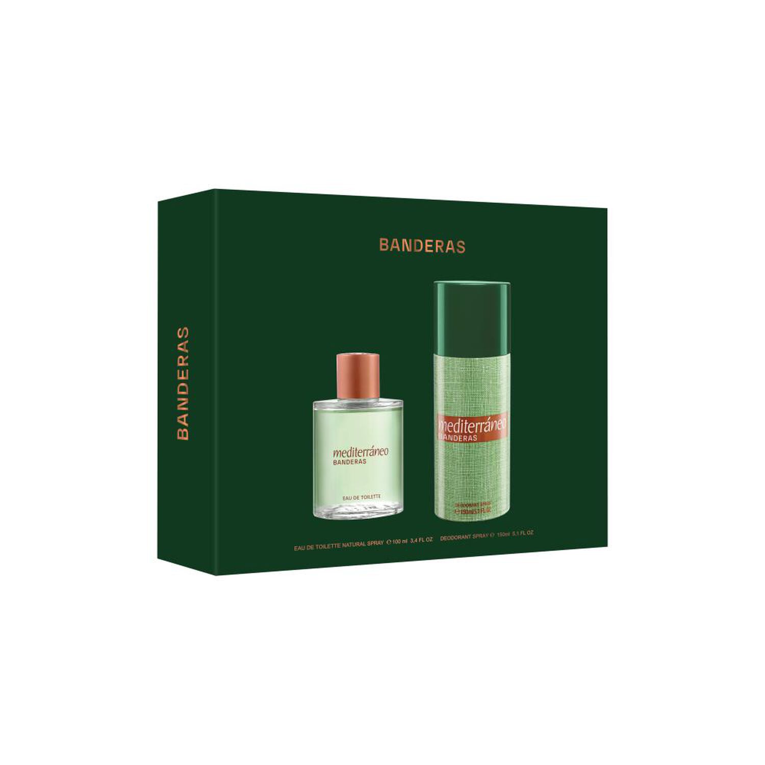 Set Mediterr&aacute;neo Edt 100ml + Desodorante 150ml - Perfume Hombre image number 1.0