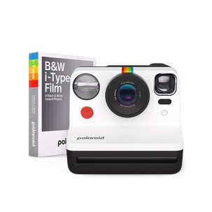 Kit Polaroid Now Black And White + Papel Fotogr&aacute;fico B&w