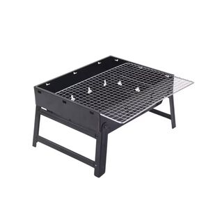 Parrilla Port&aacute;til A Carb&oacute;n Plegable Para Camping Y Asado 36x29cm