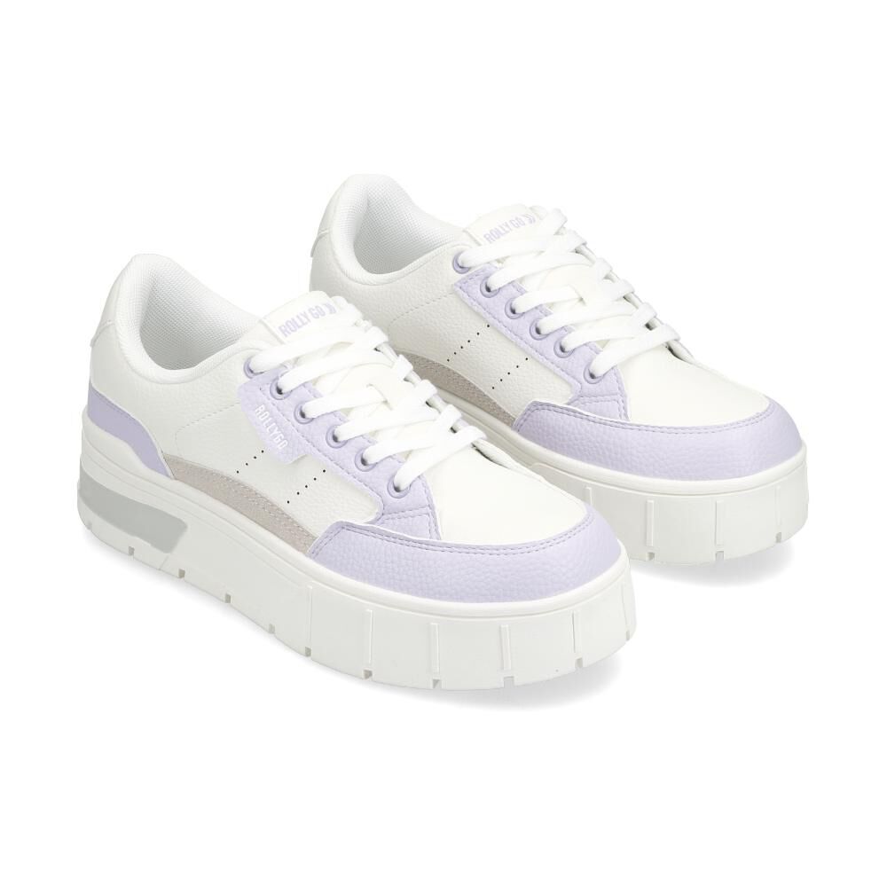 Zapatilla Urbana Mujer Rolly Go White image number 1.0