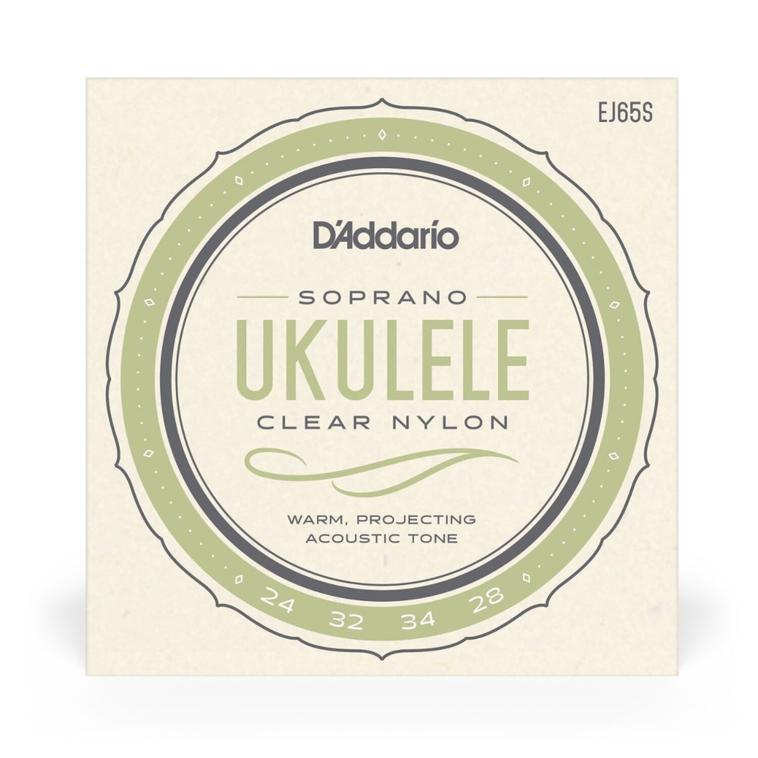 Set De Cuerdas Ukelele Soprano Clear Ej65s Daddario image number 0.0
