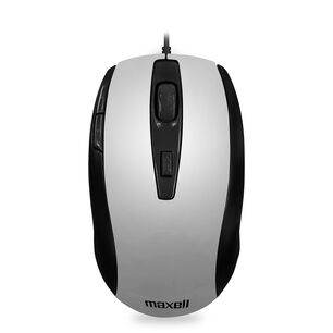 Mouse &Oacute;ptico Maxell 5 Botones Mowr-105 Gris