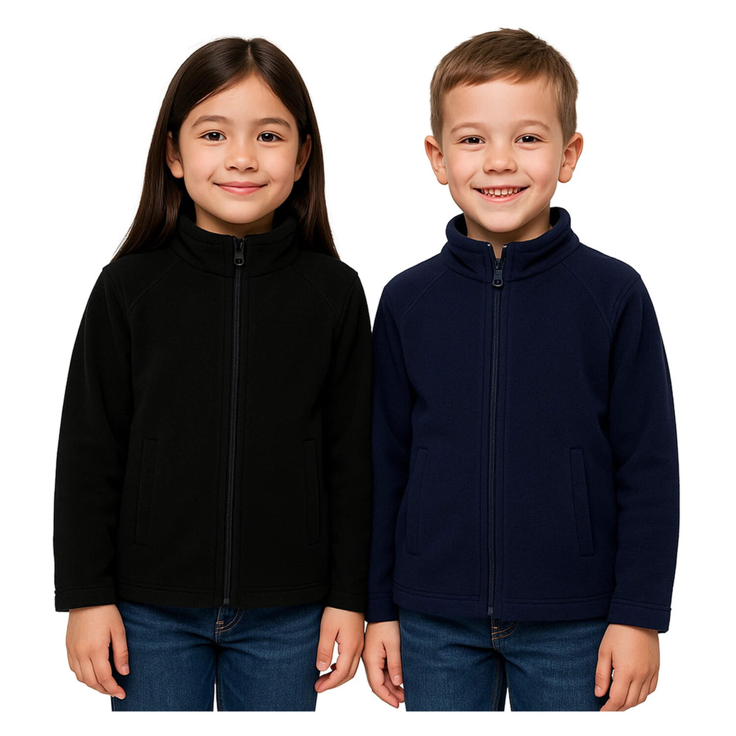 Chaqueta Polar Liso Chilla Ni&ntilde;os image number 1.0